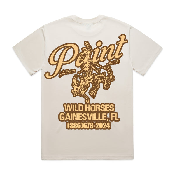 Cream Wild Horse Ranch Tee no