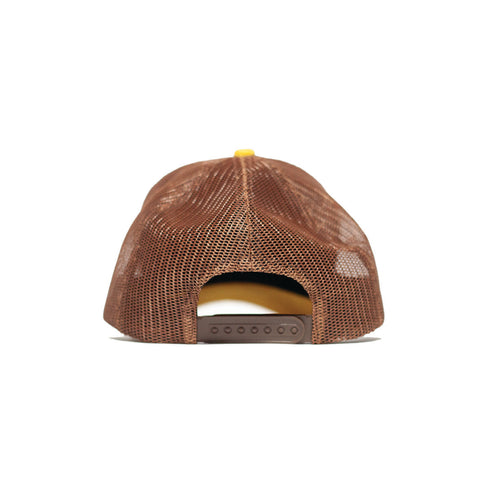 Chocolate Varsity P Trucker Snapback