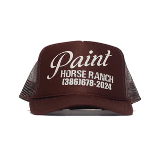 Brown Ranch Horse Trucker Hat