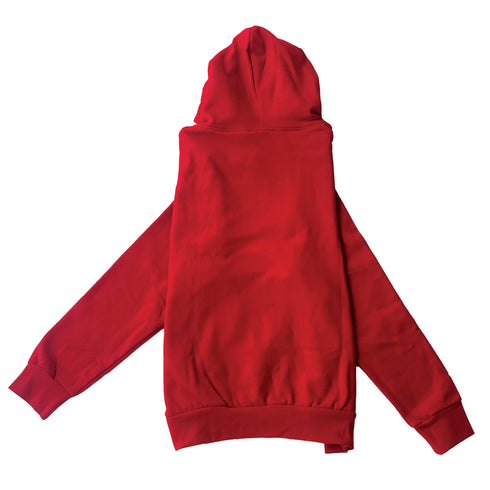 Red Timepiece Watch Heavyweight Hoodie
