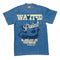 Washed Blue Wanted Tee
