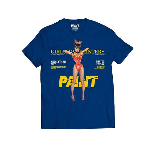 Navy Paint Magazine Tee