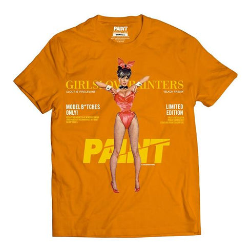 Orange Paint Magazine Tee