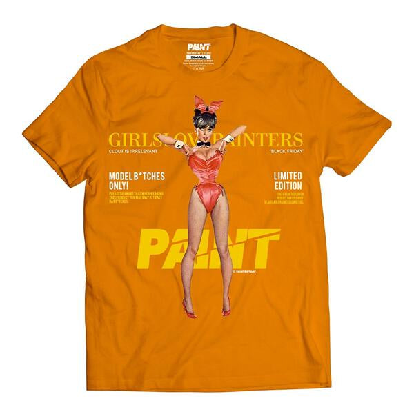 Orange Paint Magazine Tee