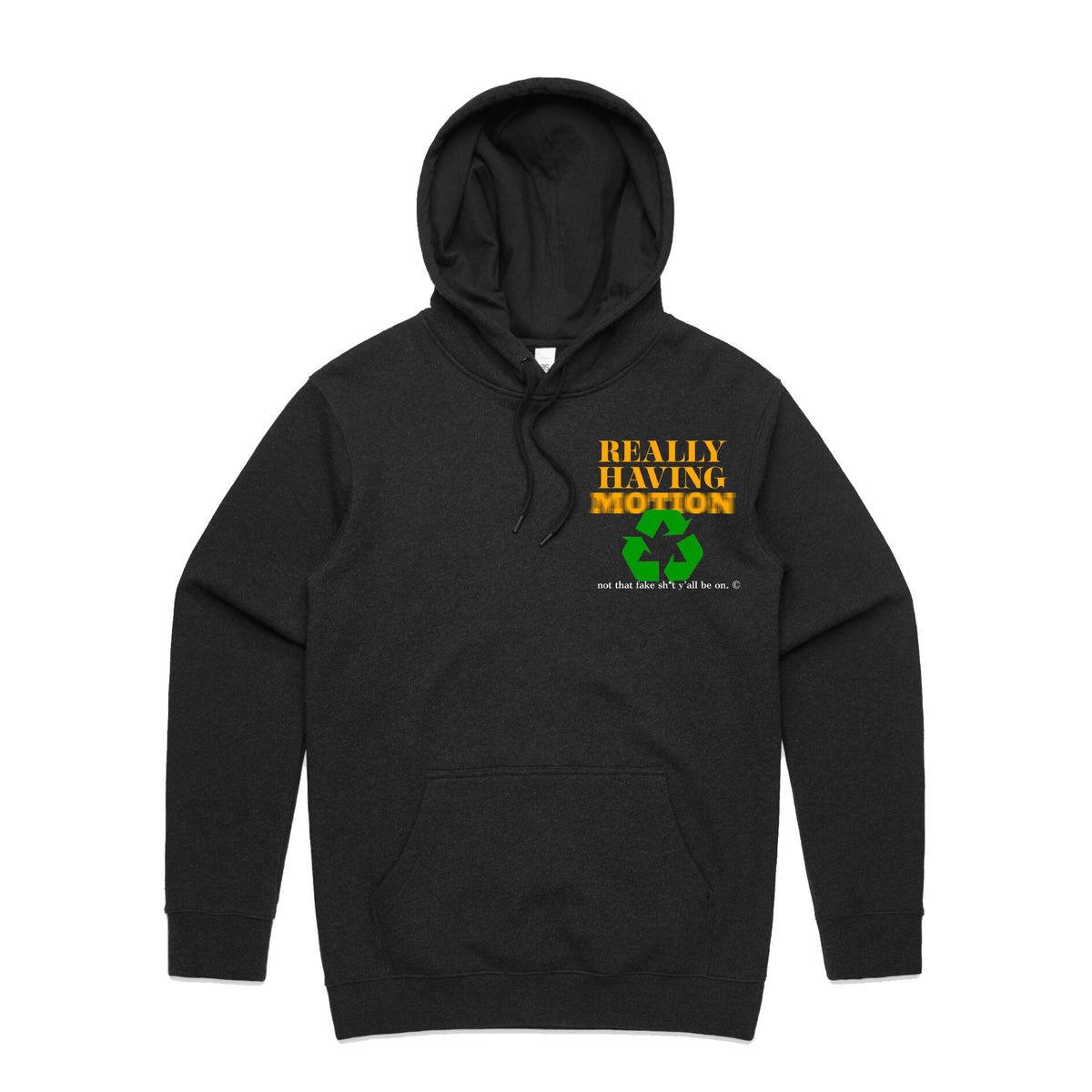 Black Motion Hoodie ThePaintBrand by PaintBoyGav