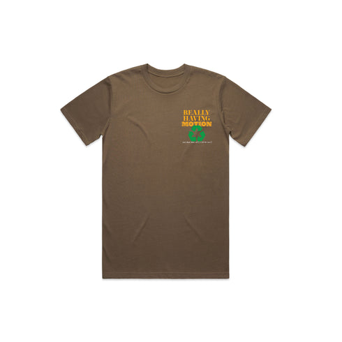 Brown Having Motion Tee