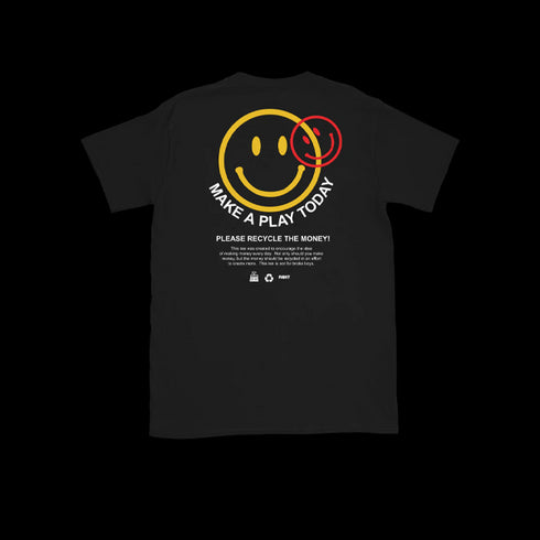 "Make A Play" Black Tee