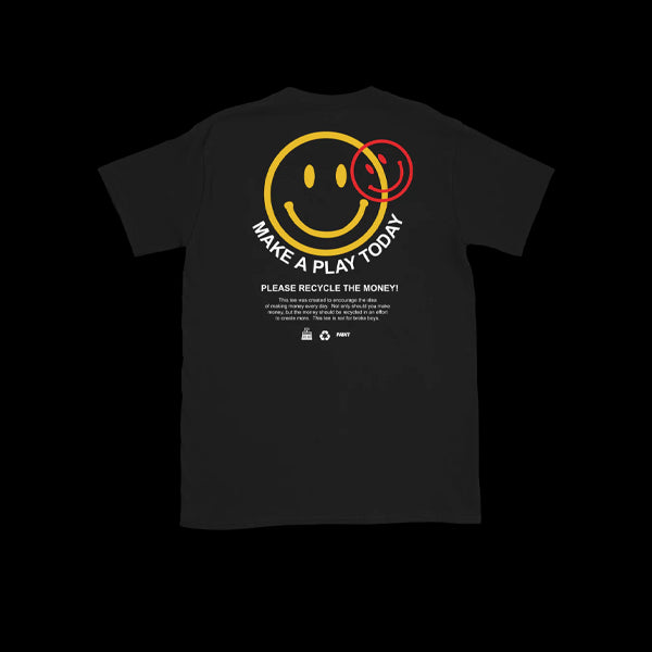 "Make A Play" Black Tee