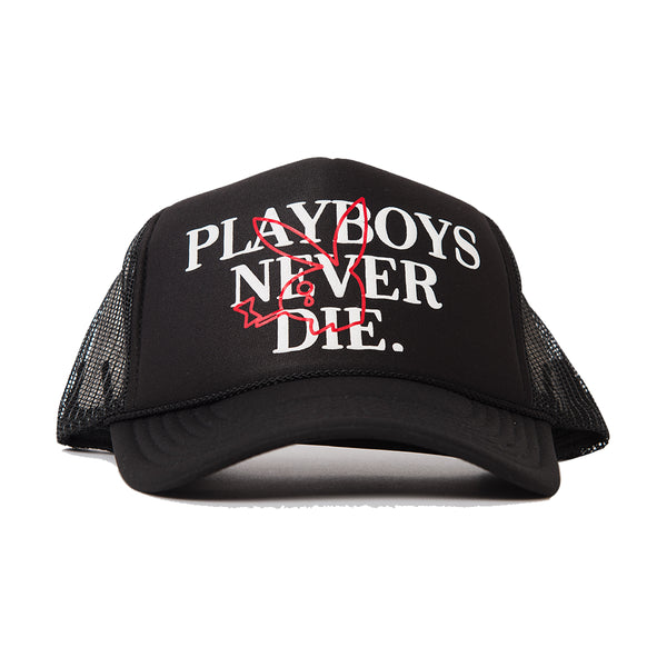 Black/White PND Trucker