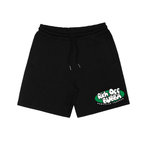 Black/Pine Rich Off Bubba Shorts